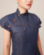 CNY Denim Dress